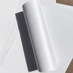 Frost White Pearlescent Paper A4 10 Pack 120gsm | Double Sided Shimmer Card for Wedding Invitations & Card Making