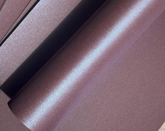 A4 Purple Pearlescent Shimmer Paper: 120gsm Double Sided - 10 Sheets