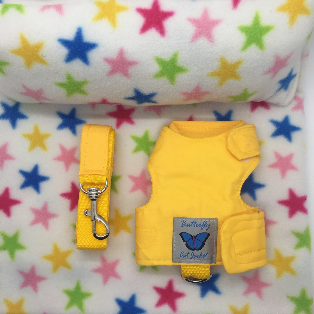 Escape Proof butterfly Cat Jackets Kitten Pack Blanket Kicker Walking