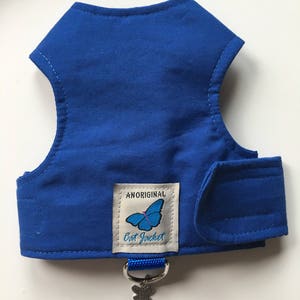 Escape Proof butterfly Cat Jackets Royal Walking Harness Jacket Holster Vest Etsy UK