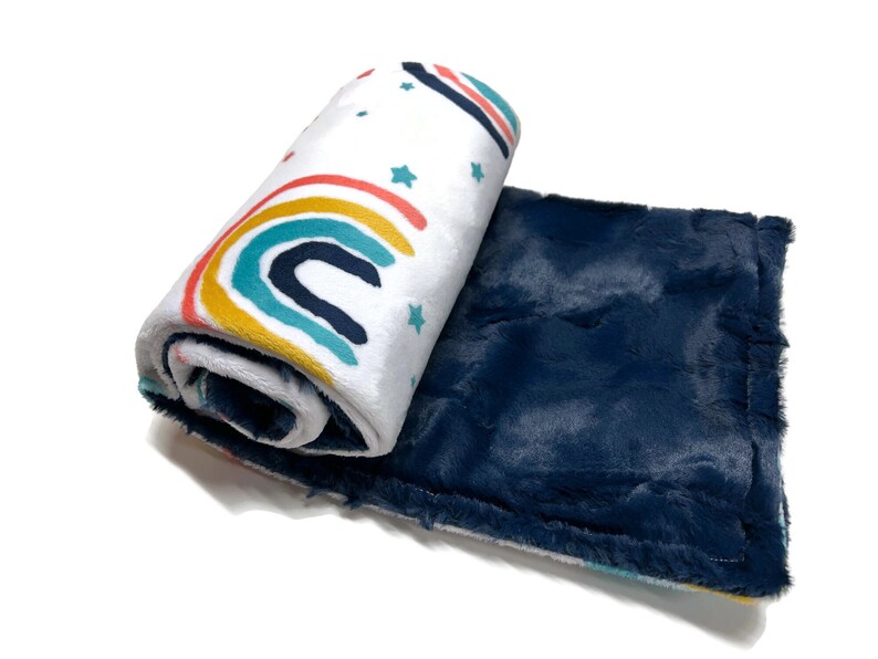 Rainbow Baby Blanket Rainbow Personalized Baby Blanket or Etsy