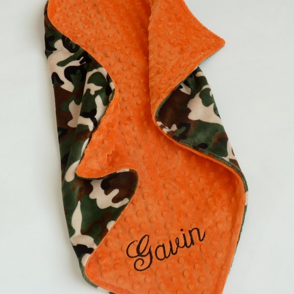 Camo Baby Blanket Etsy