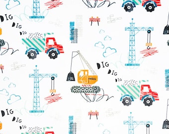 Personalized Construction Vehicle Child, Baby Blanket or Lovey, Dump Truck Minky Baby Blanket,  Baby Boy Construction Trucks Blanket