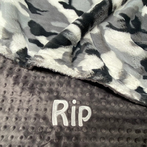 Camo Baby Blanket Etsy