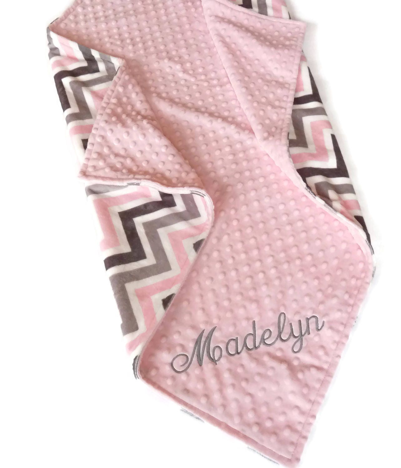 Personalized Baby Blanket or Lovey Baby Girl blanket Etsy