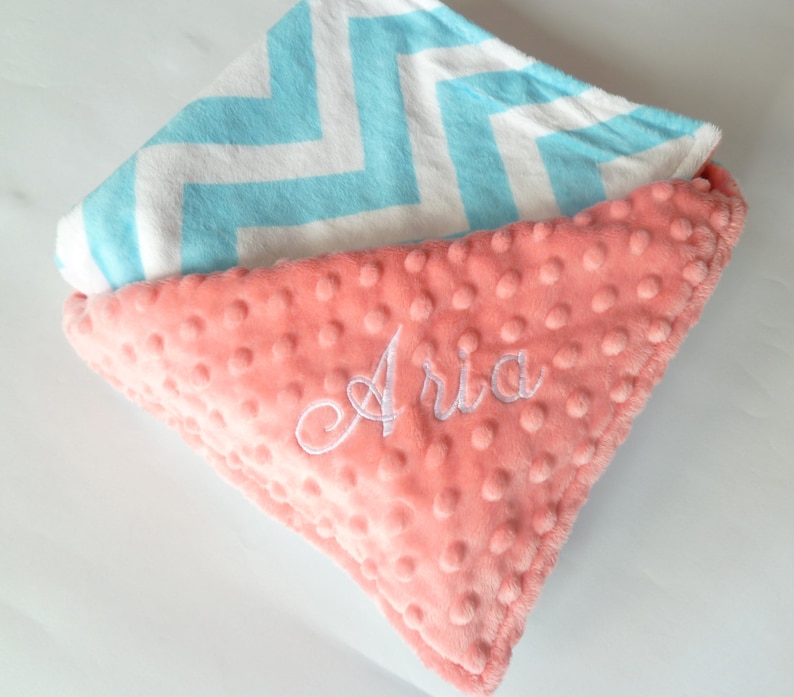Personalized Baby Blanket or Lovey Baby Girl or Boy Blanket Etsy