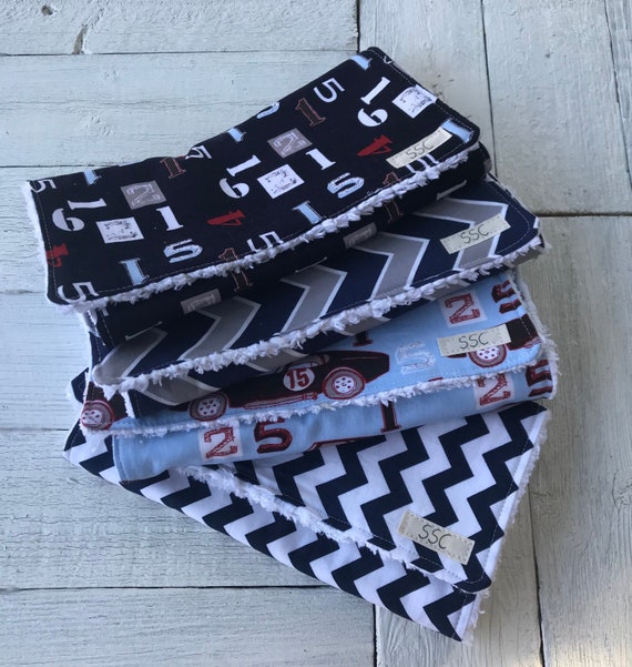 boy burp cloths