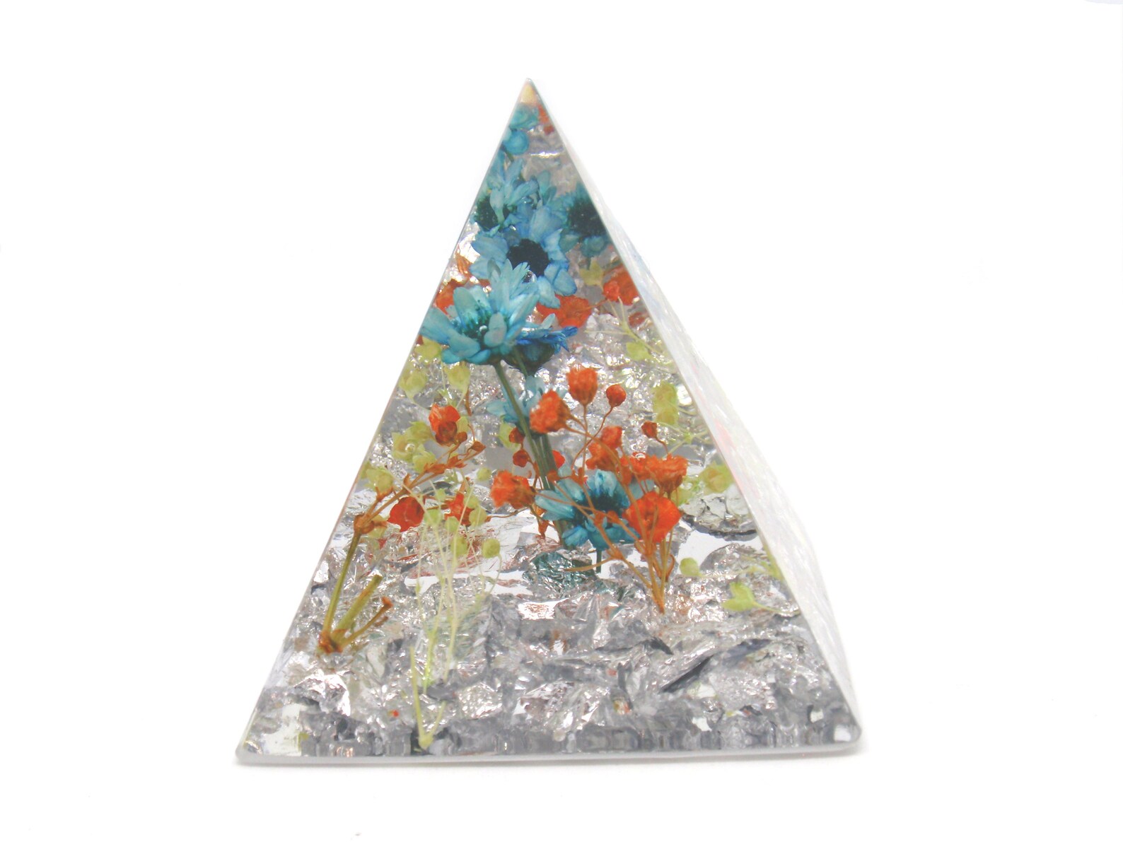 Real Flower Resin Paperweight Keepsake Home Offfice Desk Etsy