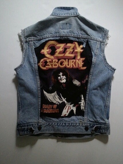 80's Vintage Ozzy Osbourne Diary of a Madman Levi's | Etsy