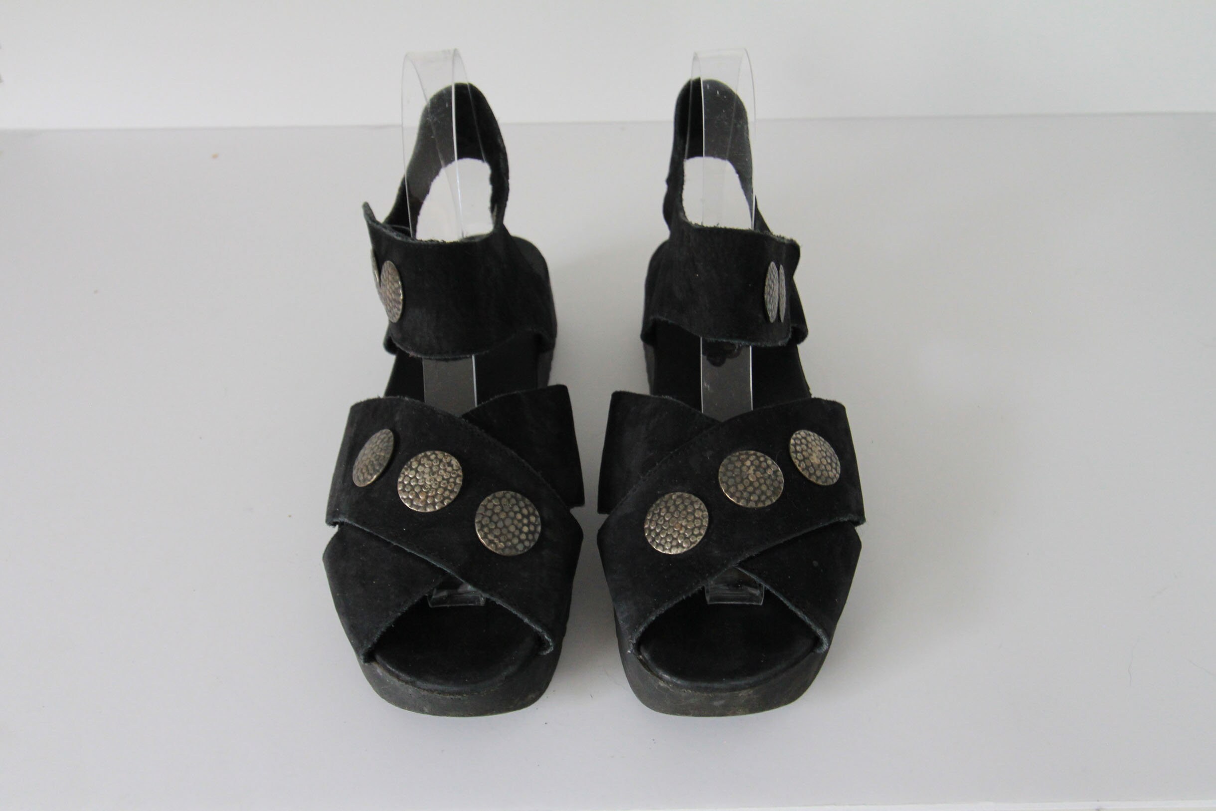 ARCHE SHOES Made in France Black Leather Mini Platform Etsy