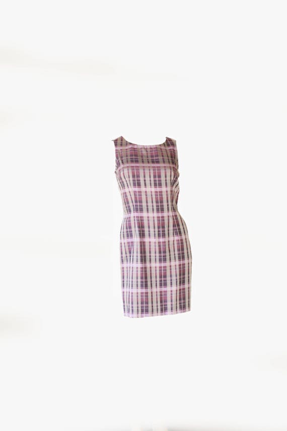 Early 90's Purple Gradient Sleeveless Mini Dress