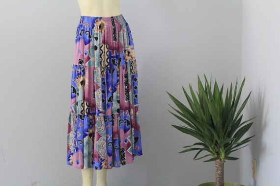 Pierre Cardin 80's Vintage Pastel Abstract Circle