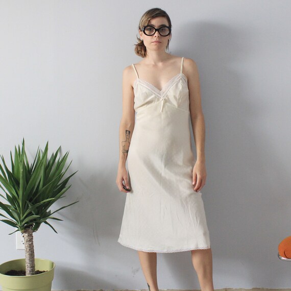 silky slip dress