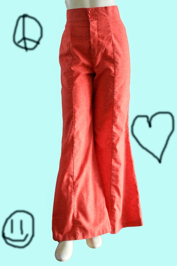 Fritzi of California 70's Vintage Pale Red Chambra