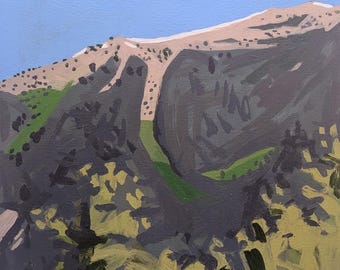 Silver Plume Ridge  -  ContemporaryLandscape on paper