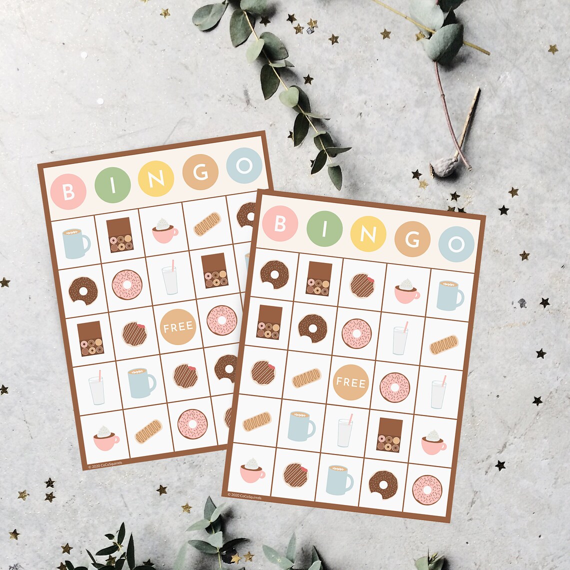 Doughnut Bingo 15 Pack Instant Download Perfect For Fun Etsy Doughnut Bingo 15 Pack Instant Download Perfect For Fun Etsy
