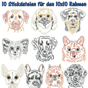 Dog breeds part 9 for the 10 x 10 cm frame image 1