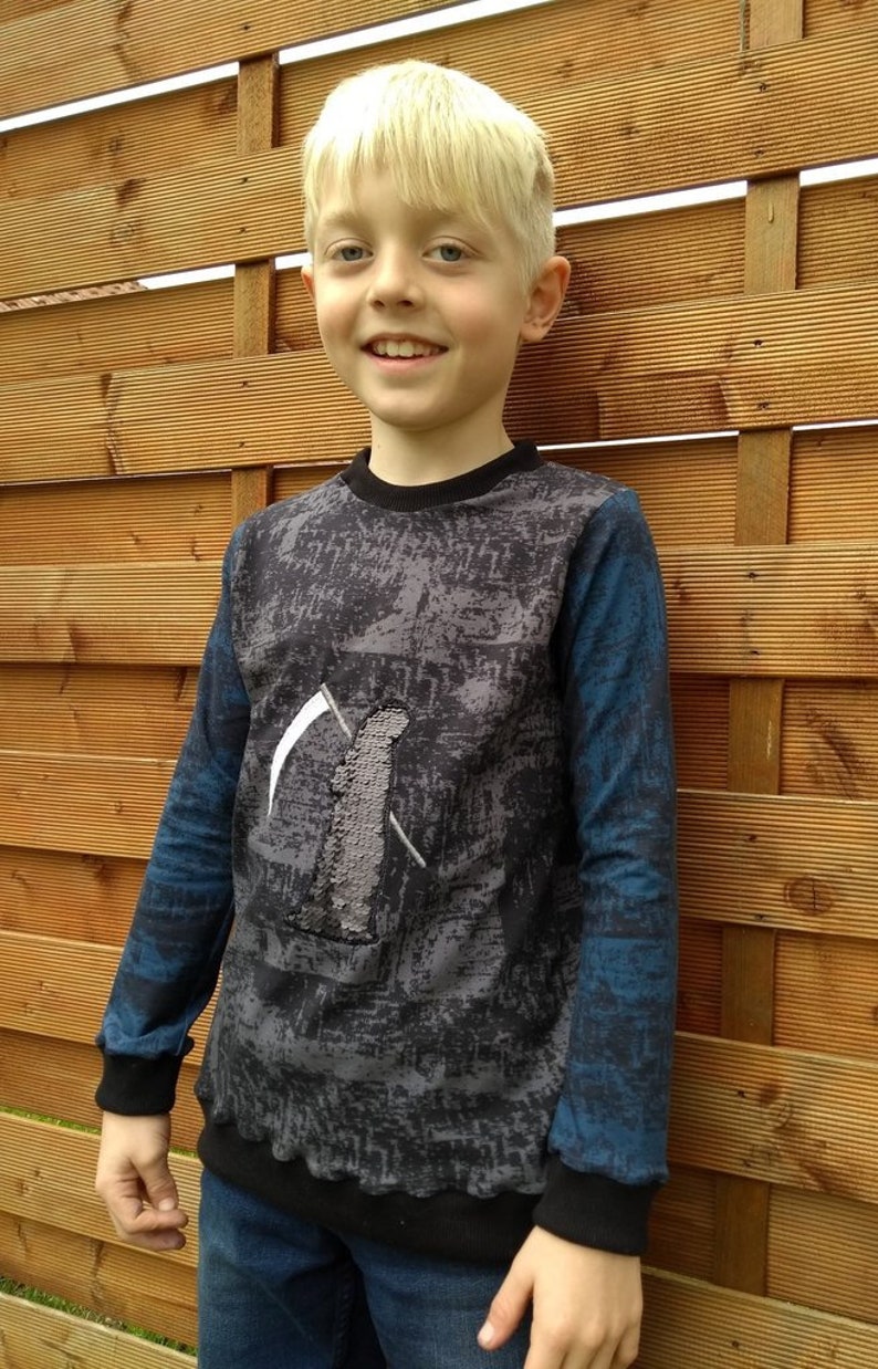 Aplicación de lentejuelas reversibles Grim Reaper - conjunto de archivos de bordado para el marco de 10 x 10 cm a 18 x 30 cm imagen 6