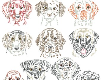 Dog breeds part 14 for the 10 x 10 cm frame