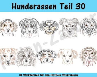 Dog breeds part 30 for the 10 x 10 cm frame