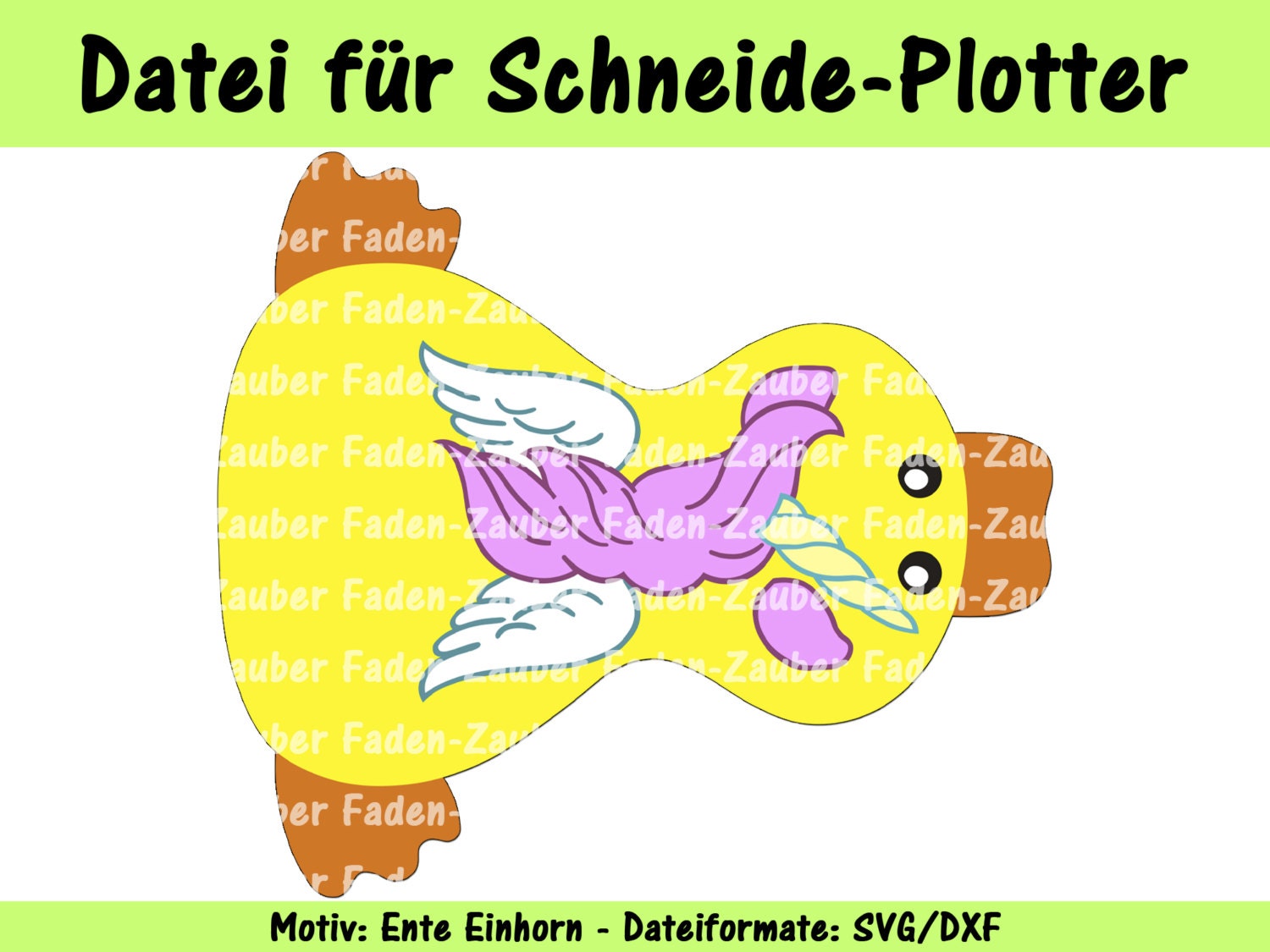 Plotter-Datei Ente Einhorn svg dxf - Etsy.de