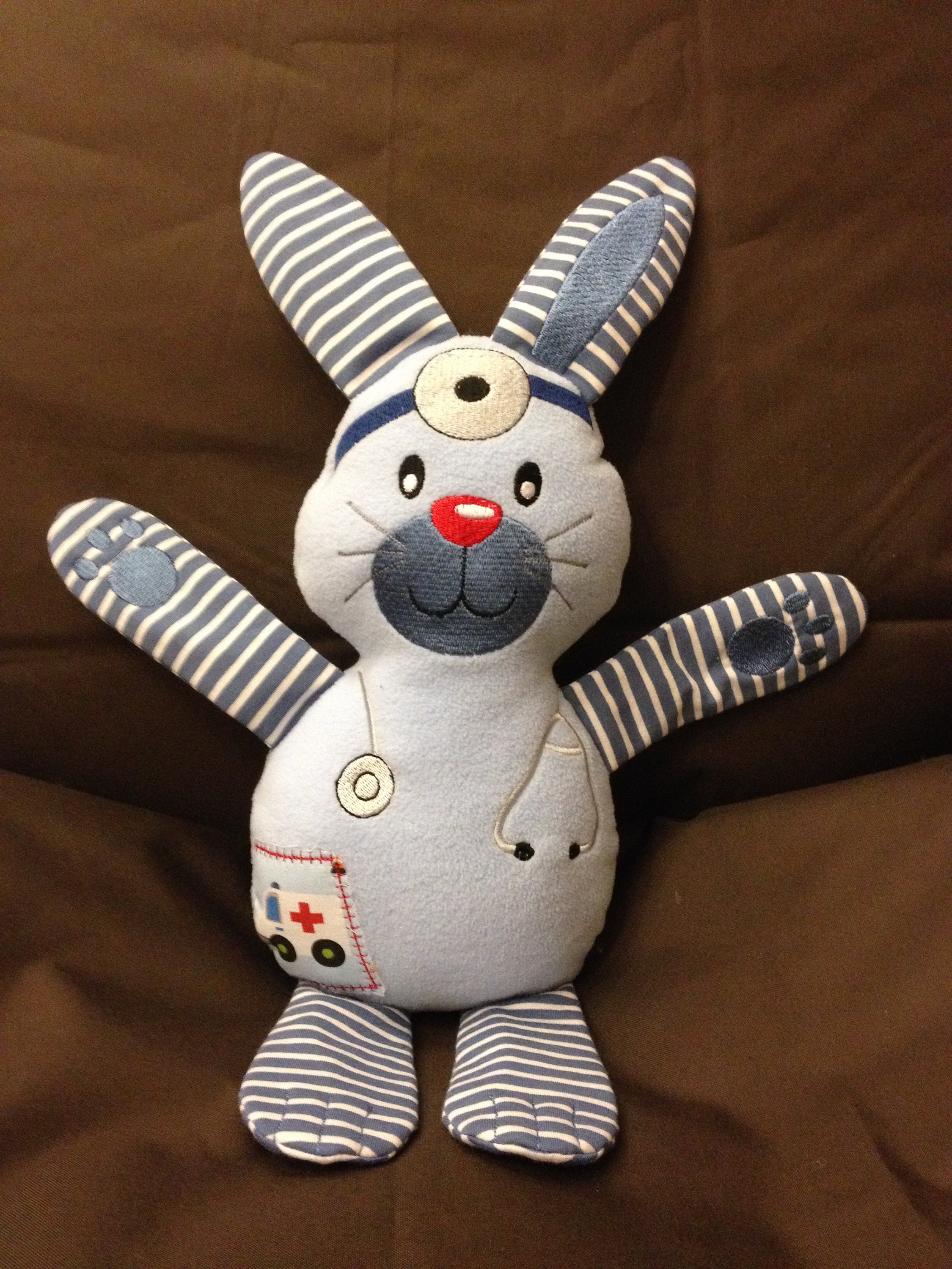 Rabbit Kit in the Hoop Size XL 18 X 30 Cm - Etsy