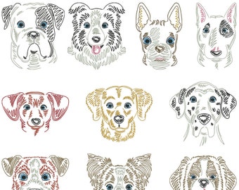 Dog breeds part 2 for the 10 x 10 cm frame