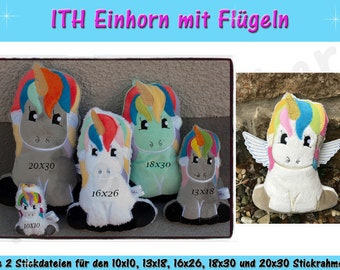 Unicorn in the hoop sparset 10x10 to 20x30 frame