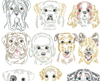 Dog breeds part 7 for the 10 x 10 cm frame