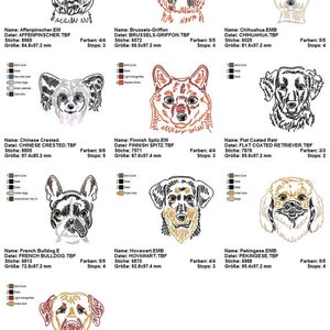 Dog breeds part 9 for the 10 x 10 cm frame image 2