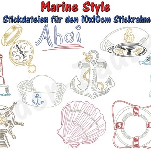 Styl marynistyczny dla ramki 10 x 10 cm