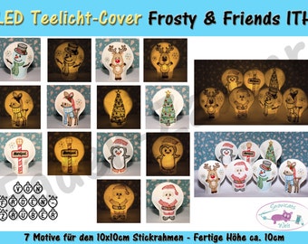 Cubierta LED Tealight Frosty & Friends Marco 10x10