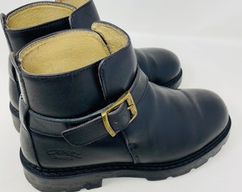 mens vintage leather boots uk