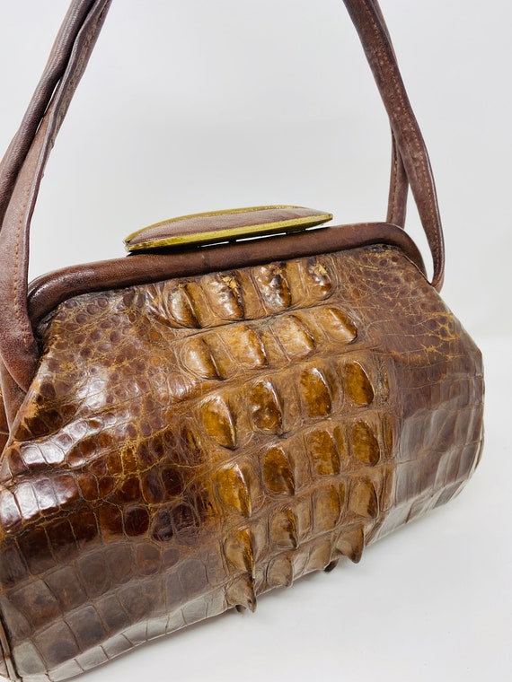 BEAUTIFUL Vintage 1930's Handbag Made In ENGLAND … - image 7