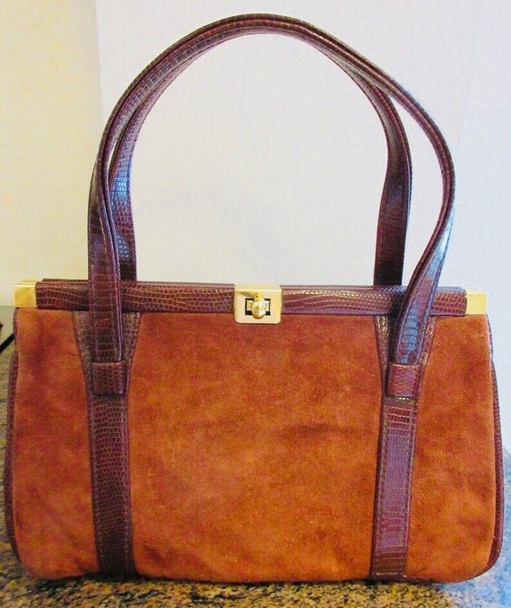 Vintage 60's 'Weymouth American' Handbag MADE IN … - image 1