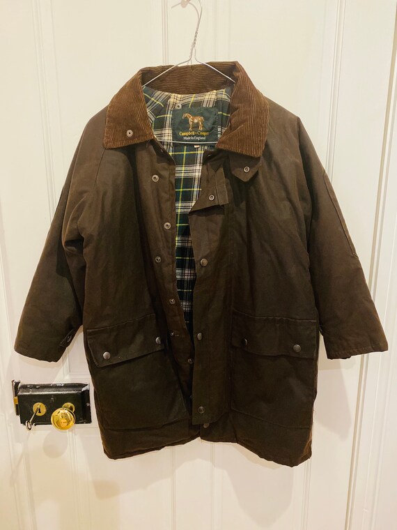 NICE Children's Vintage Waxed Jacket Made In ENGL… - image 5