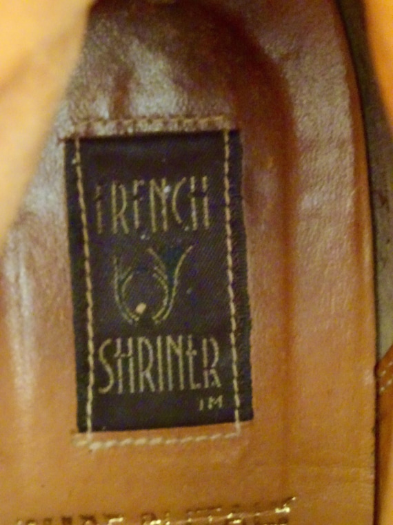 LOVELY Vintage 1970's 'French & Shriner' Mens Lea… - image 5