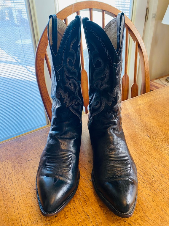 NICE Pair Of Mens Cowboy Boots Made In USA By 'Da… - image 3