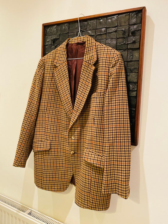 LOVELY Mens Vintage 1950's Tweed Jacket Made By '… - image 1