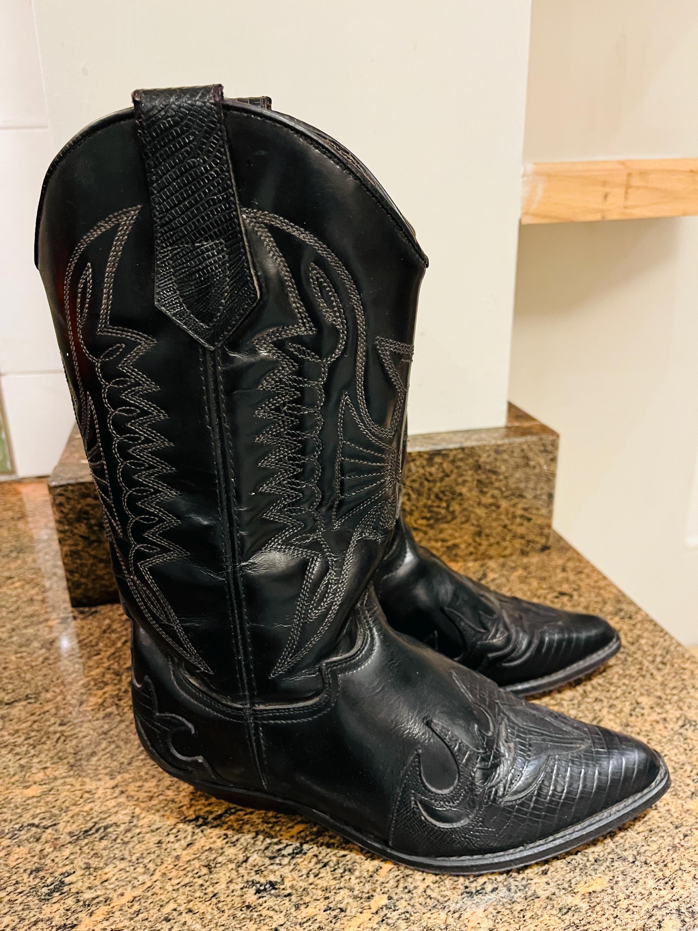 90s Cowboy Boots - Etsy UK
