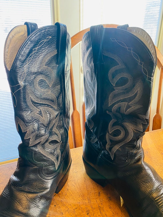 NICE Pair Of Mens Cowboy Boots Made In USA By 'Da… - image 7