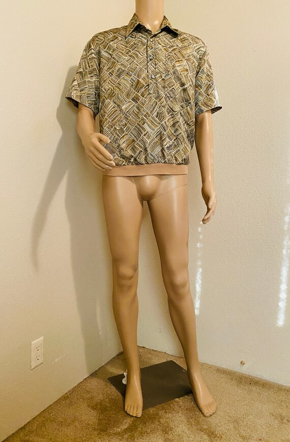 NICE Vintage 1980's Mens Short Sleeved Shirt Made 