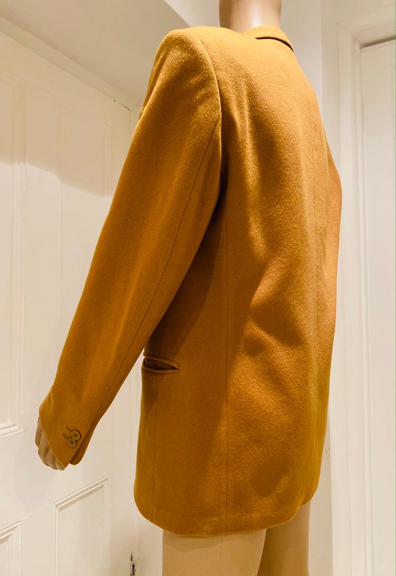 LOVELY Mustard Wool & Cashmere Mens 'Yves Saint L… - image 8