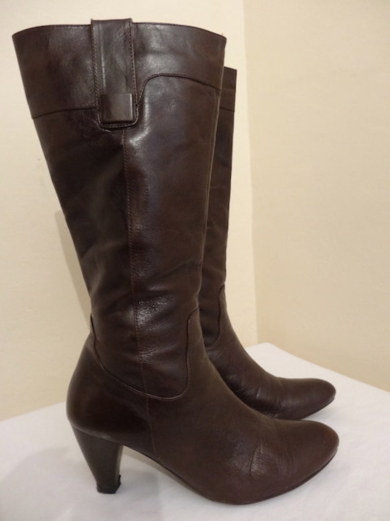 Vintage 'Jones The Bootmaker' Knee Boots UK Size 6.5 | Etsy