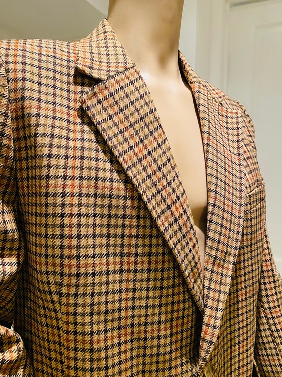 LOVELY Mens Vintage 1950's Tweed Jacket Made By '… - image 5