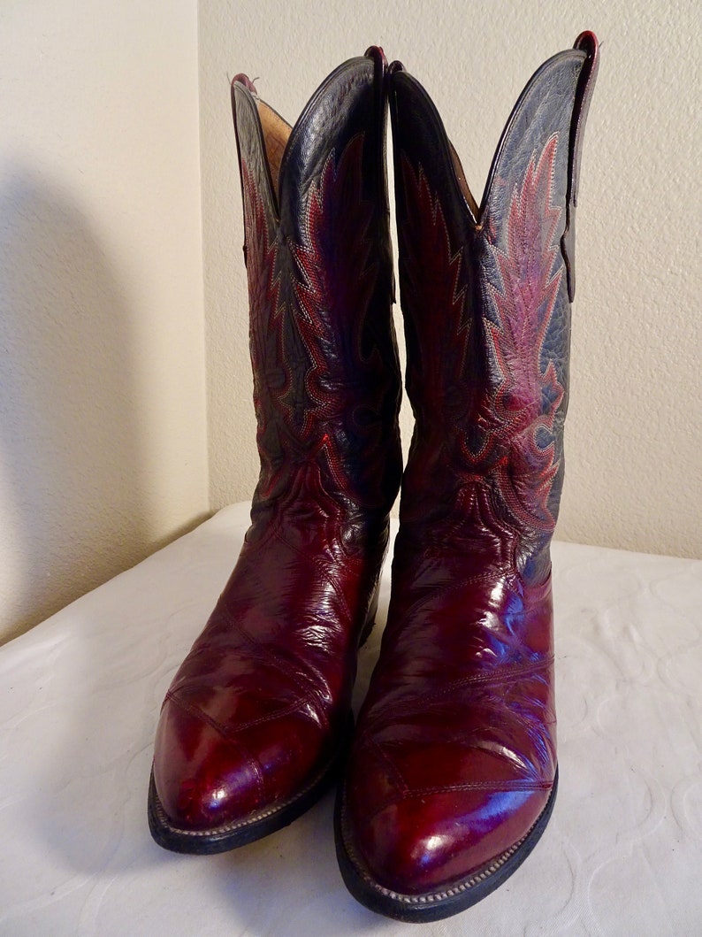 mens leather cowboy boots uk