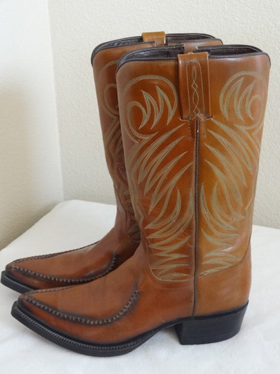 leather cowboy boots uk