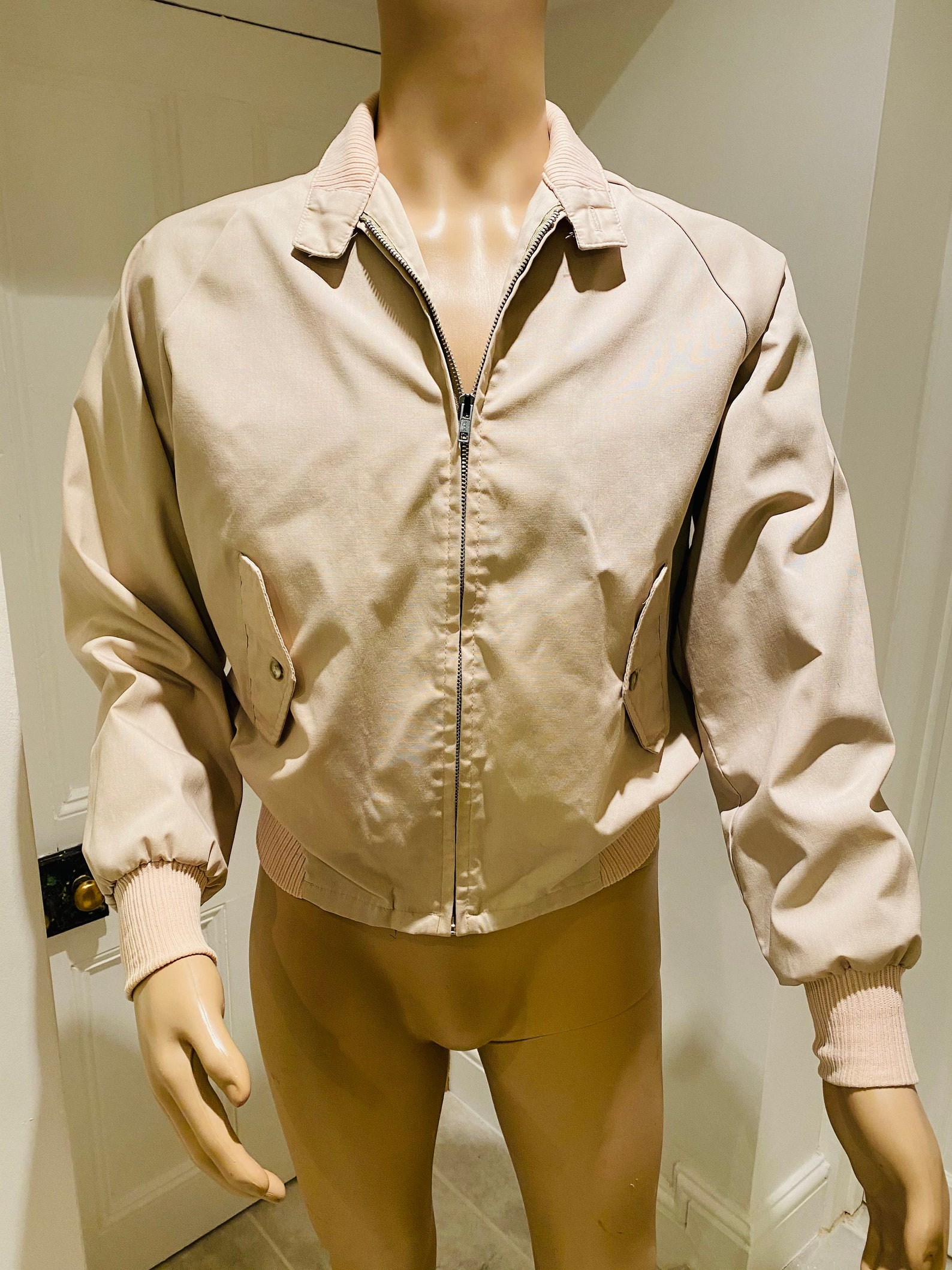 NICE Vintage 1960's Mens Bomber Jacket Made In USA By Etsy