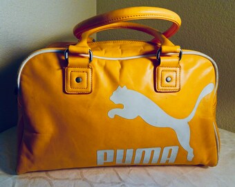 Reserved For Marcel - NICE Vintage 1970's Puma Sportsbag / Gym Bag - Unusual Colour Great!!