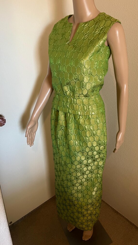 green emerald velvet dress LIME GREEN TWO PIECE SKIRT SET – Bella By Ray Boutique main image 0